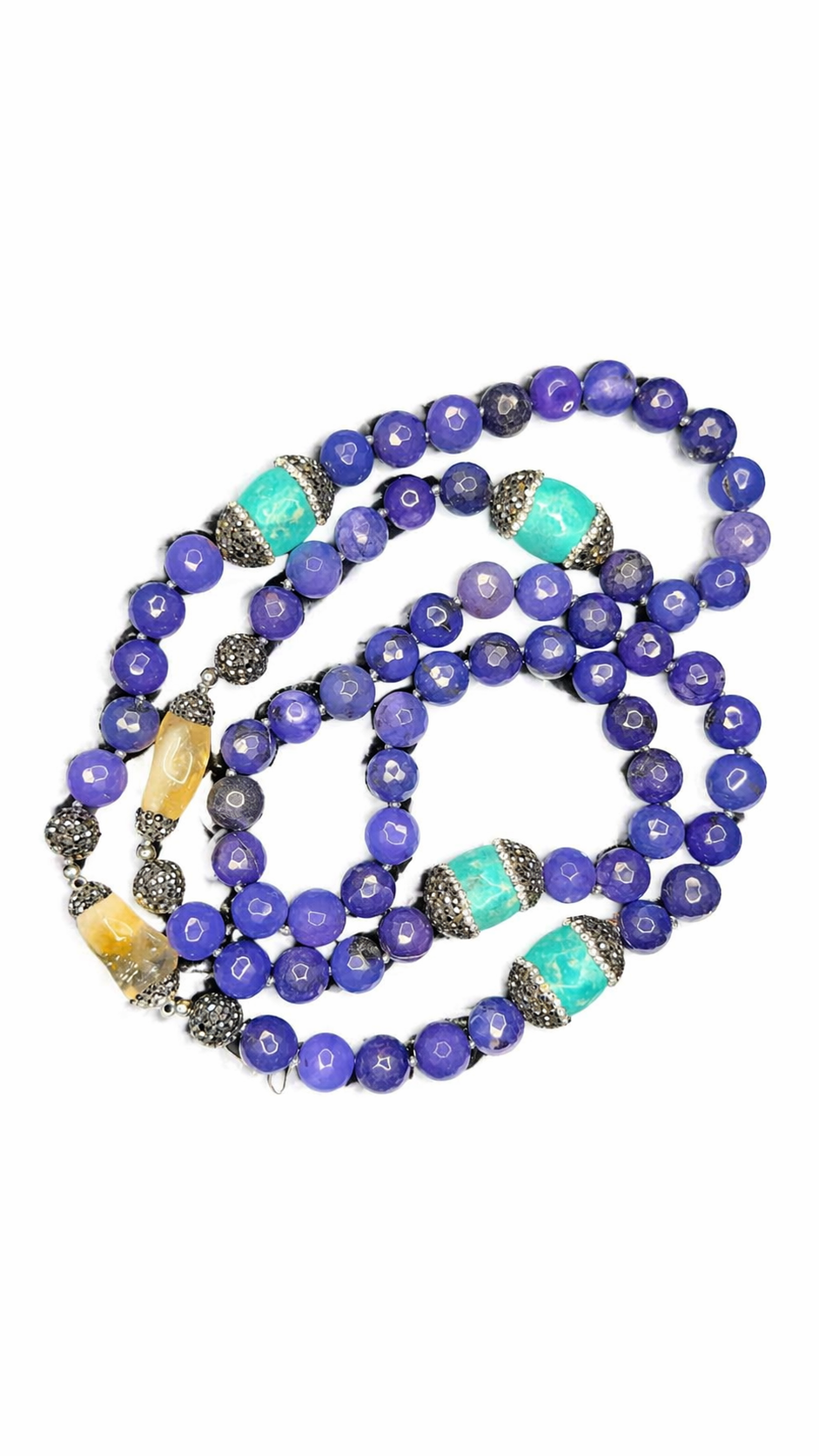 Chakra Gemstone Necklace for Clarity, Confidence & Expression image 2