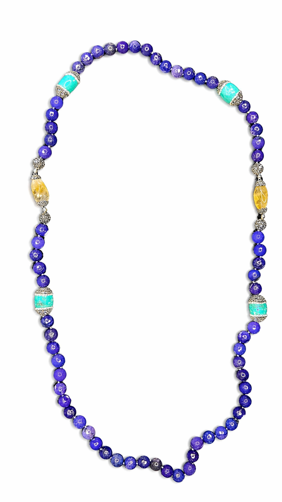 Chakra Gemstone Necklace for Clarity, Confidence & Expression image 3