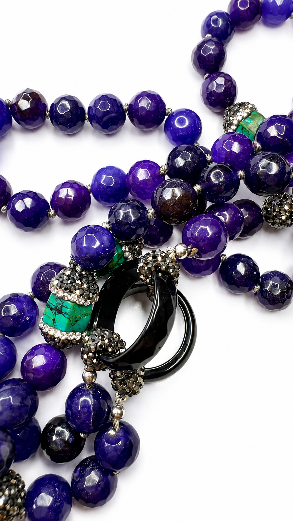 Third Eye Protection Necklace | Purple Chakra Spiritual Necklace