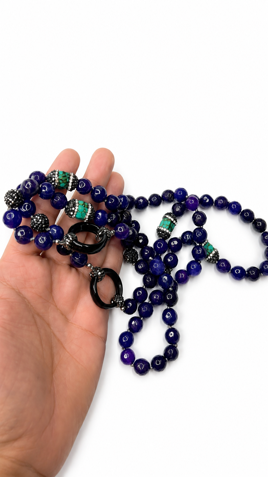Third Eye Protection Necklace | Purple Chakra Spiritual Necklace