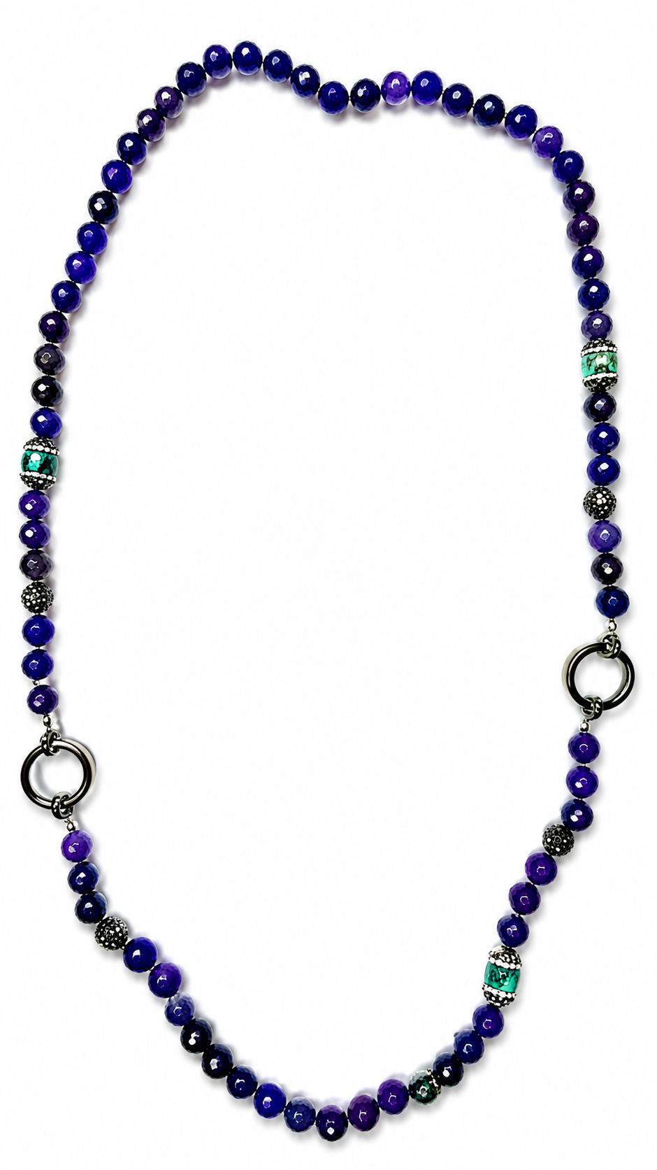 Third Eye Protection Necklace | Purple Chakra Spiritual Necklace