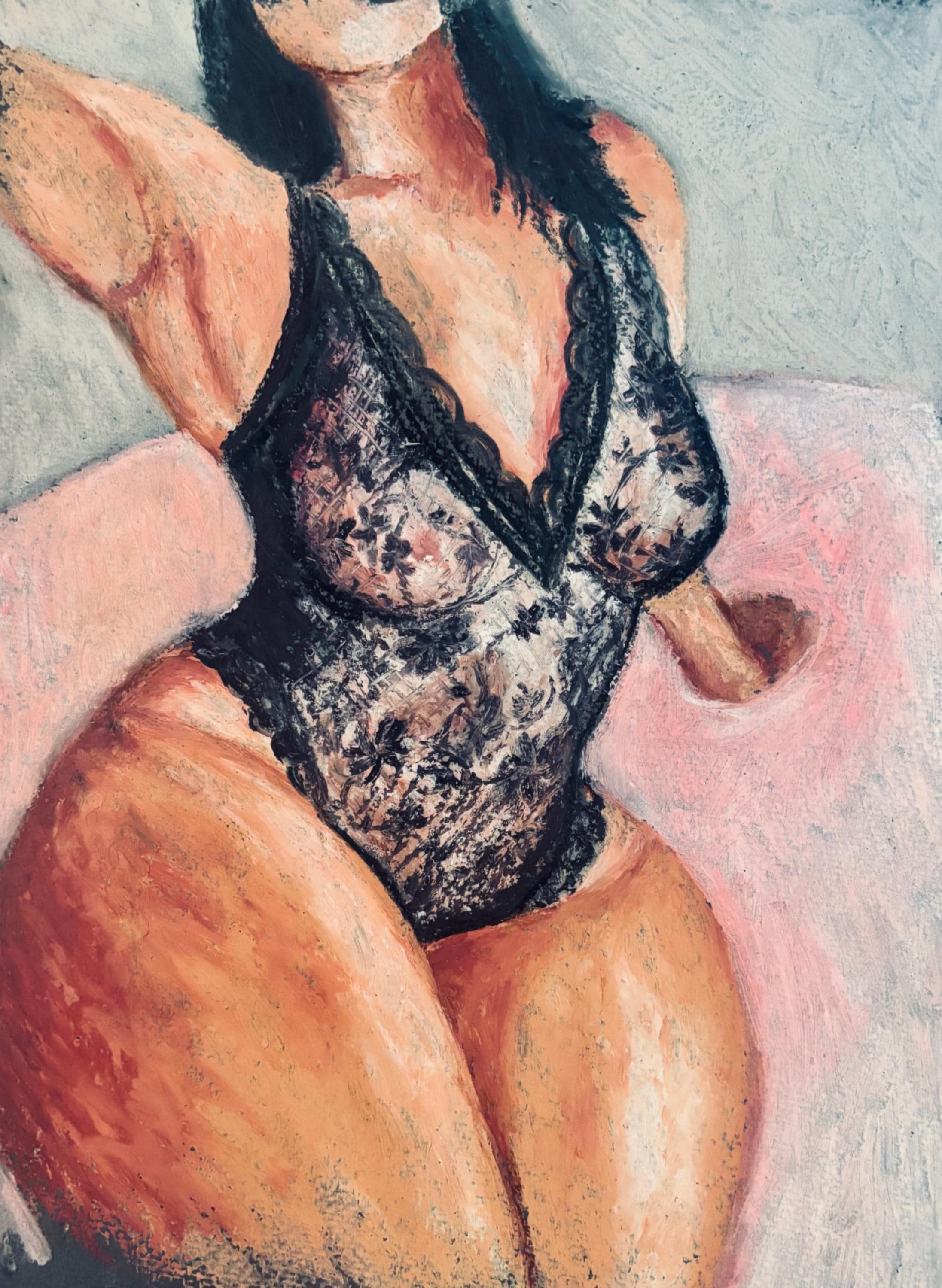 Lace & Light Boudoir Art Prints: Set of 3 Sensual Lingerie Figure Drawings, Gallery Wall (Digital Download)