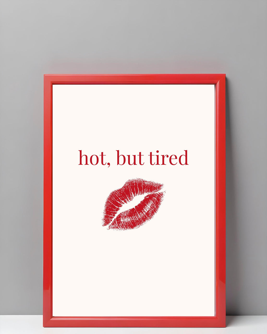 Coquette Red Quote Print Set | Set of 6 Girly Wall Art Prints | “Just a Girl” Aesthetic Digital Download