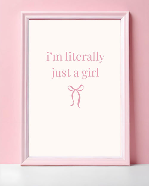 12 Coquette Quote Prints | Pink Red Girly Bedroom Decor (Digital Download)