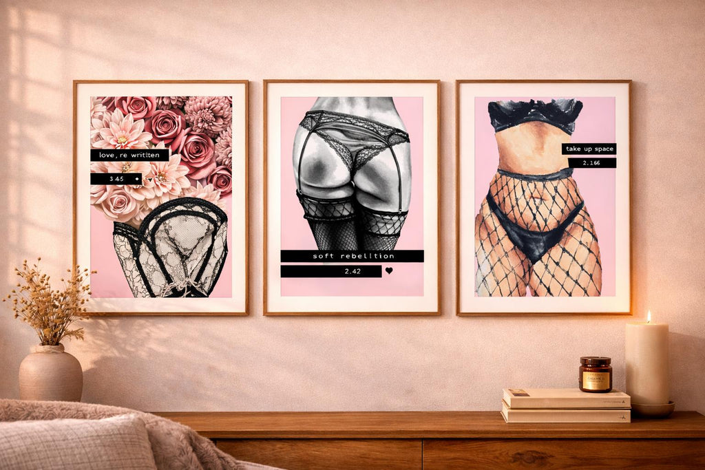 Take Up Space Digital Art Print | Feminine Empowerment Wall Art Download | Bold Self Love Printable